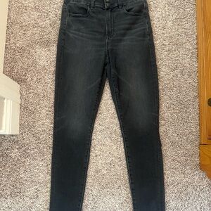 American Eagle Outfitters Women's High Rise Black Skinny Jeans